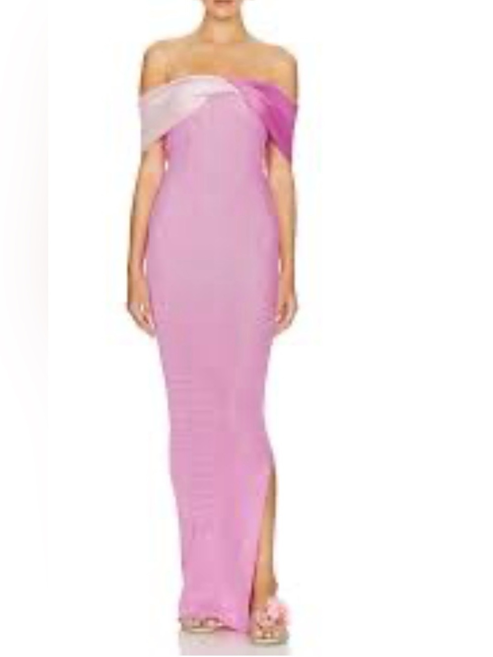 Bao Bab Candy Pink Strapless Maxi Dress  XS